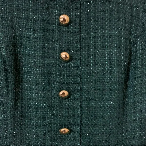 adore sunsets midi dress green Nora Tweed Blazer main image 0